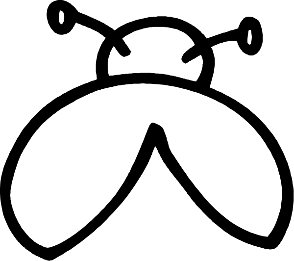 The black and white silhouette of a person's face with an exaggeratedly large nose is shown against a dark background in this clip-art image.