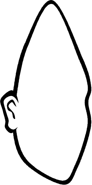 The black and white photo shows a person's face with their eyes closed on half of it while looking directly at something in front of them from another angle that is obscured by darkness; there appears to be no text present, focusing solely on this contrasting viewpoint effect within an otherwise monochrome image.
