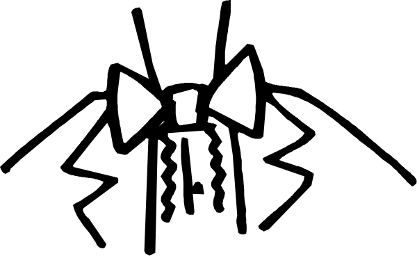 The image shows a black banner with white text that reads "YOU ARE HERE" on it.