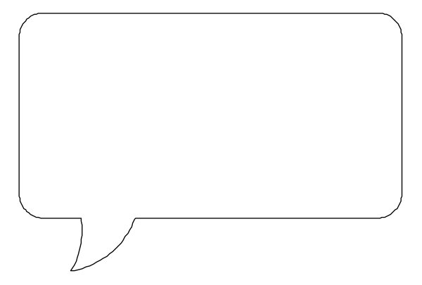 The image shows a speech bubble with text that reads "hello" on it against an abstract background featuring shades of gray.
