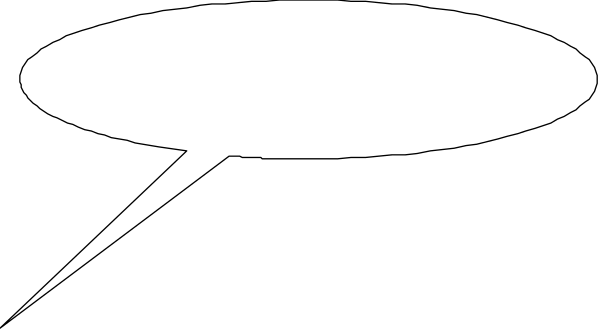 The image shows a speech bubble with an exclamation mark inside it against a dark background.