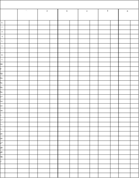 The image shows a blackboard with white grid lines on it against a dark background.