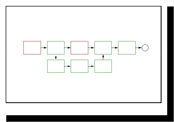 The image shows a computer keyboard with various keys highlighted by red squares against a dark background.