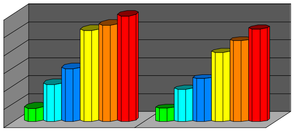 The image shows a bar chart with multiple bars of varying heights representing different categories on an x axis that is labeled "Months."