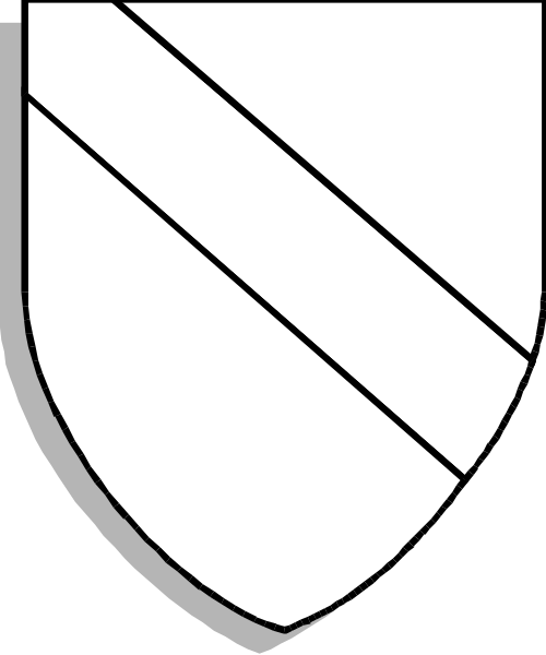 The image shows a shield with an emblem inside it against a white background.