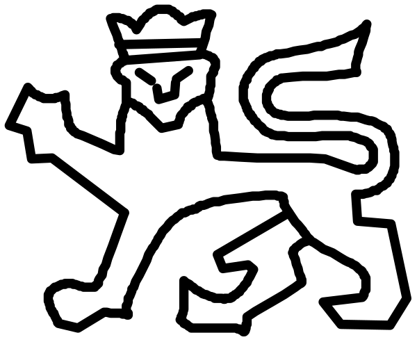 The image shows a black screen with white text that reads "Hello World!"