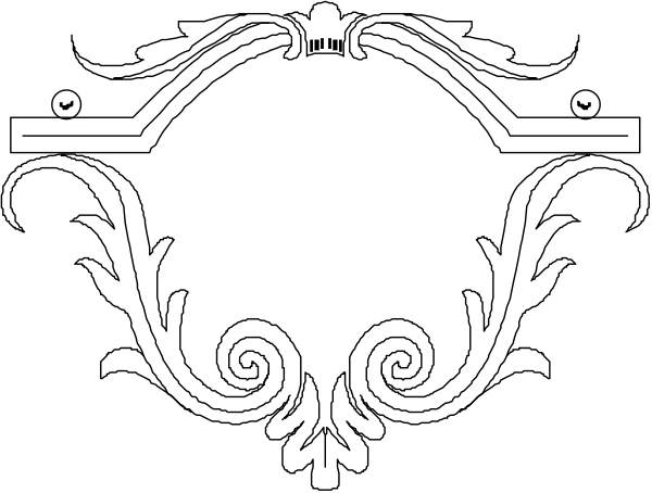 The image shows a black line with two white rectangles on either side of it against a gray background.