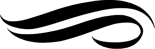 The image shows a gray background with an abstract design that resembles a stylized letter "e" on its side in black coloring.
