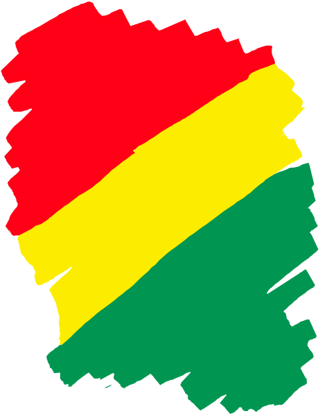 The flag of Zimbabwe with a torn edge effect applied to it.