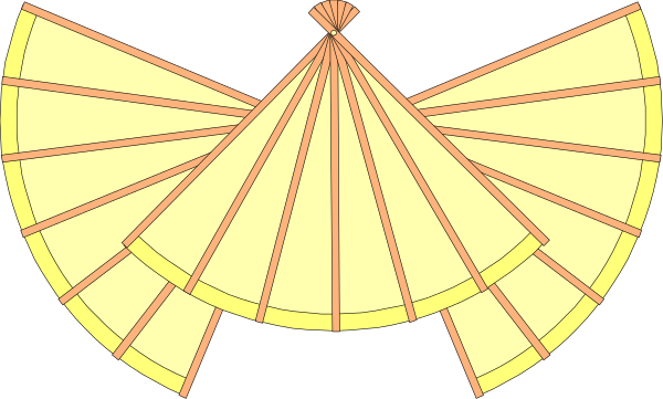 The image shows a stylized representation of two suns with rays emanating from them against an orange background.