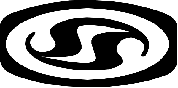 The image shows a black banner with white text on it against an indistinct background.
