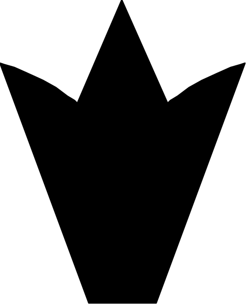 The image shows a black square with white lines creating an abstract pattern against a gray background.