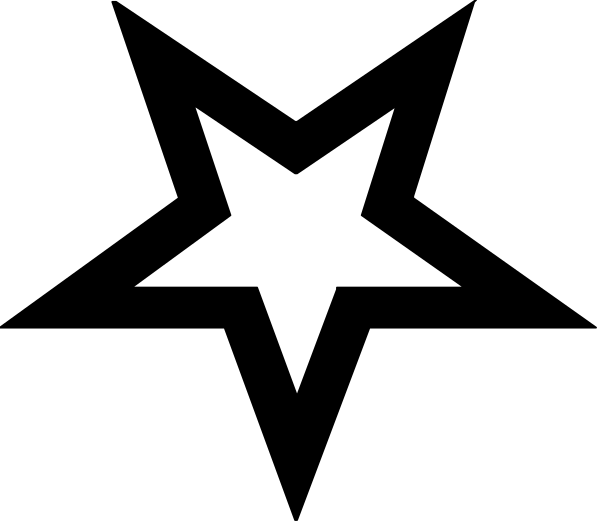The image shows a black flag with white star design on it.