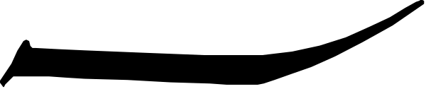 The image shows a gray background with two black rectangles of different sizes placed side by side on it.