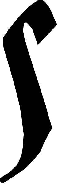 The image shows a black and white pixelated representation of two parallel lines with an arrow pointing between them on what appears to be a gray background.
