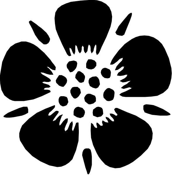 The image shows a black background with two white lines intersecting at right angles near each other on top of it.