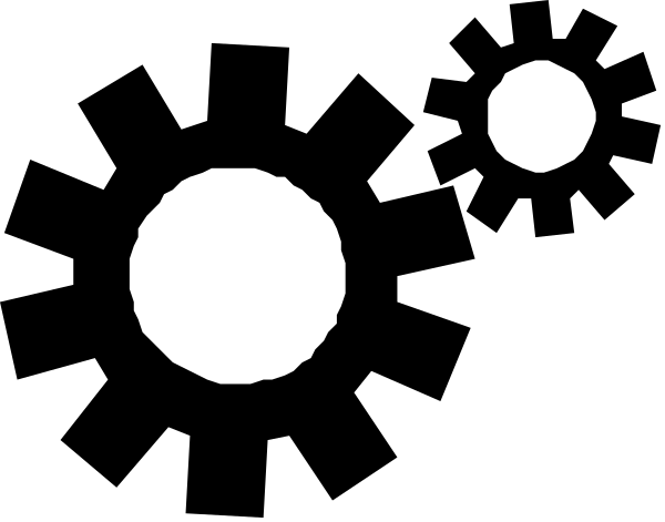 The image shows a black background with three white circles of varying sizes arranged vertically on top left corner.