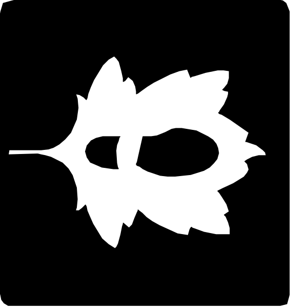 The images show a leaf design with varying levels of detail from left to right: on far left is an abstract representation; center shows more detailed maple leaves in white against black backgrounds; middle-right image has even greater details and shading, suggesting depth; furthest right displays the most intricate rendering.