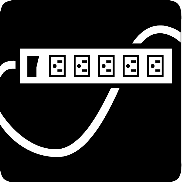 The black and white icon shows a USB cable connected to an Ethernet port on what appears to be a router with multiple ports for network connections.
