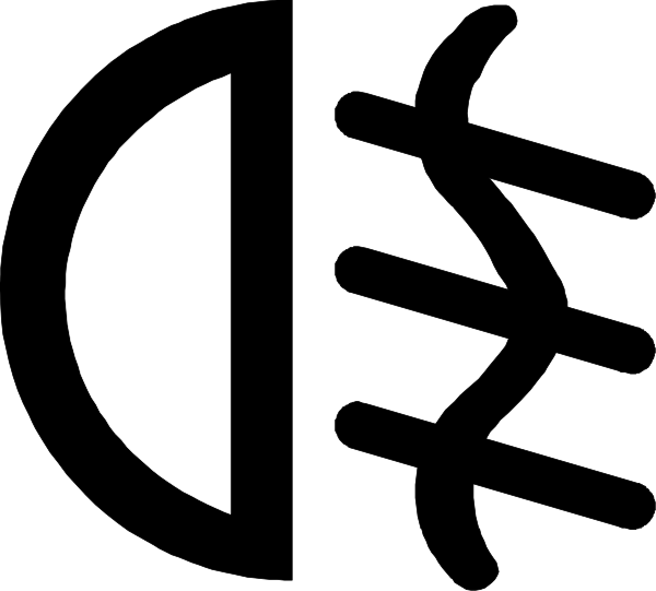 The image shows a black flag with white text on it that reads "THE END".