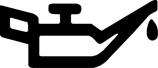 The image shows a black and white graphic of an airplane with its landing gear down flying over water at nighttime.