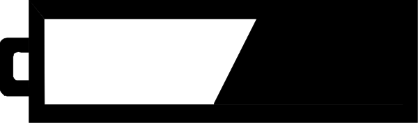 The image shows a gray background with two black rectangles of different sizes placed side by side on top of each other.