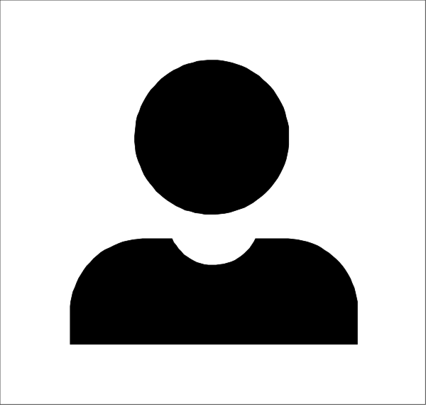 The image shows a black silhouette of an avatar with no facial features inside what appears to be a social media interface on a computer screen.