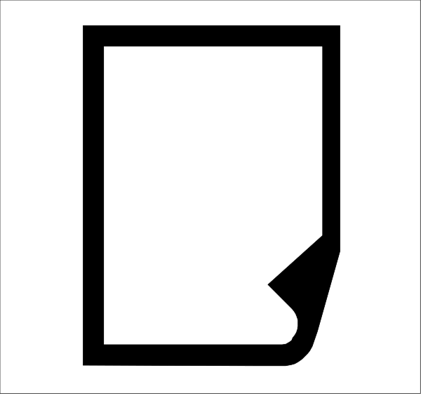 The image shows a white paper icon with an envelope symbol on it inside what appears to be a folder graphic.