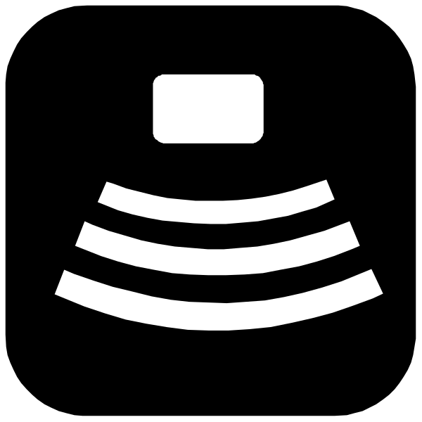 The image shows a black and white icon of an electrical outlet with two plugs inserted into it.
