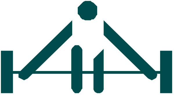 The logo of an organization with a stylized letter 'A' inside it featuring two hands holding up what appears to be a globe on top of each other in front of them; there is also text that reads "AIHA" and possibly some additional smaller letters or symbols around the edges, but they are not clear enough.
