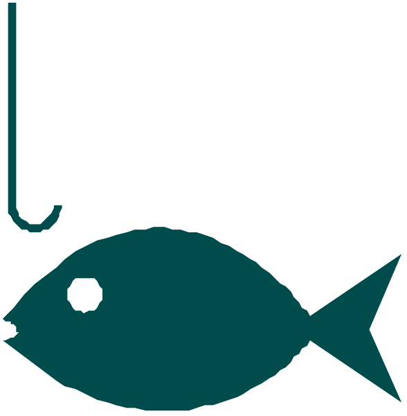 The image shows a fish with an eye on it next to another smaller fish that is also looking at something off-camera.