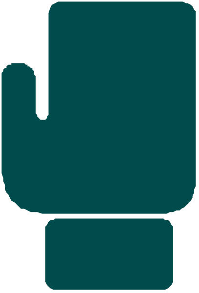 The image shows a stylized graphic of an abstract green cactus with two arms on either side against a white background.