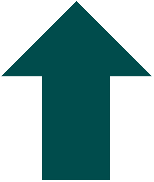 The image shows a stylized graphic of an upward arrow pointing to the right with two horizontal stripes on either side in different shades of gray; there is no text present within this clip-art illustration, and it appears to be designed as a simple icon or symbol rather than depicting any specific scene.