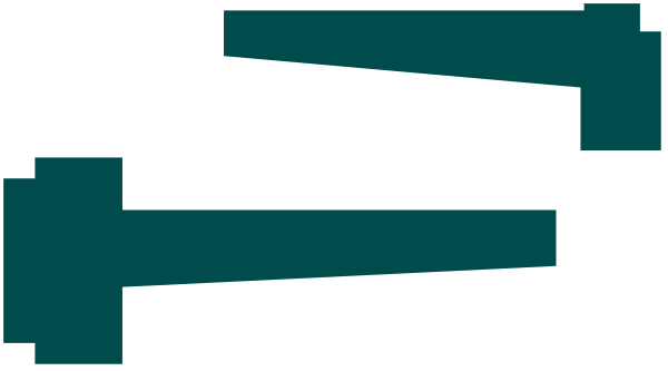 The image shows a pixelated representation of an abstract design with geometric shapes that could be interpreted as stylized buildings against a dark background.