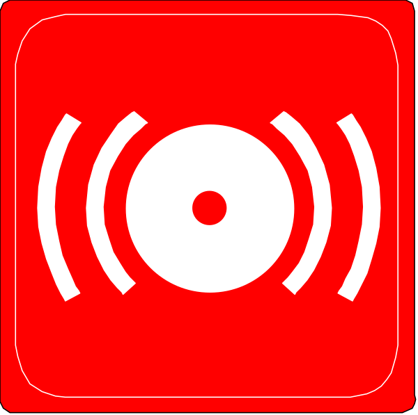 The image shows a red emergency call button with an icon of a phone on it to its left side, indicating that this is for making calls in case of emergencies; there's also another smaller version of the same design at top right corner and two more identical buttons below them all set against white background.