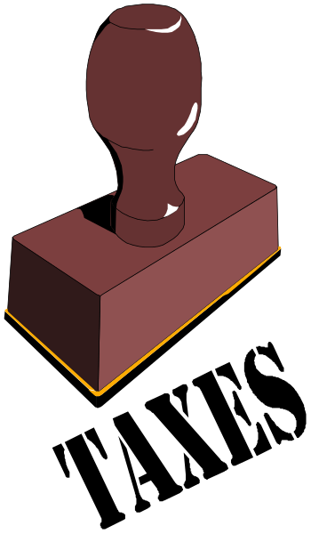 The image shows a red vase on top of an orange block with two visible sides against a black background.