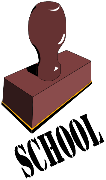 The image shows a red brick with an object on top of it that resembles a shoehorn inside what appears to be a black box against a white background.