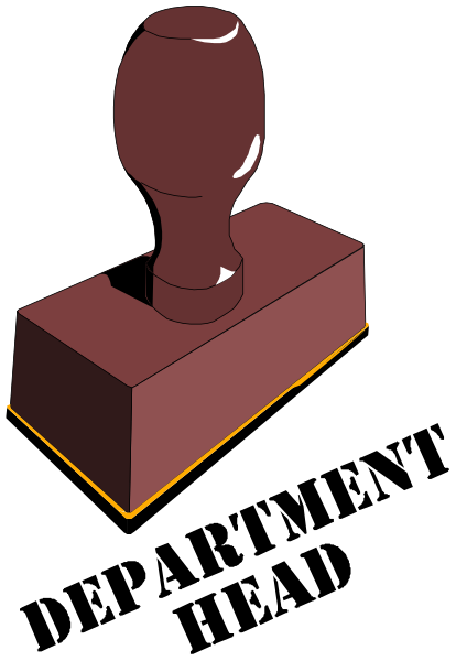 The image shows a red door handle on top of an orange block with black lines indicating its shape against a dark background.