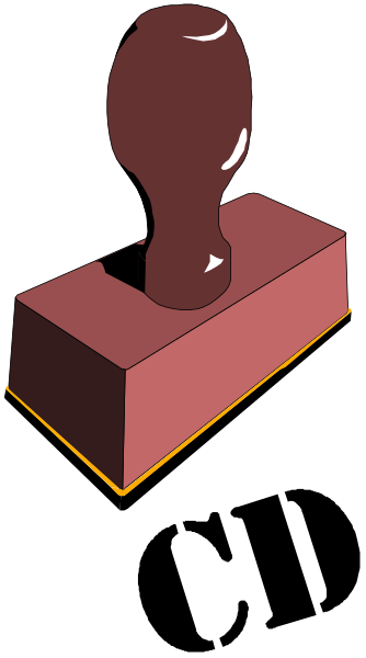 The image shows a red block with an object on top of it against a black background.