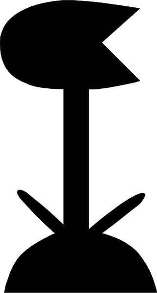 The image shows a black and white striped pattern with no distinguishable content within it.