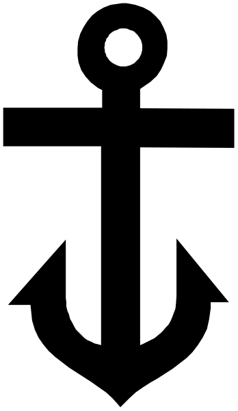The image shows a black background with two white rectangles on either side of it; there is no additional content to provide details about any other elements in this clip-art picture.