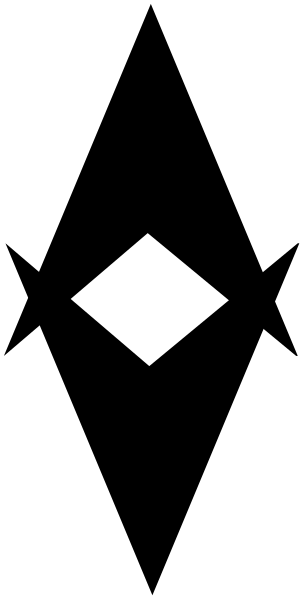The image shows a black vertical line on an otherwise gray background with horizontal stripes of varying shades from light to dark grey.