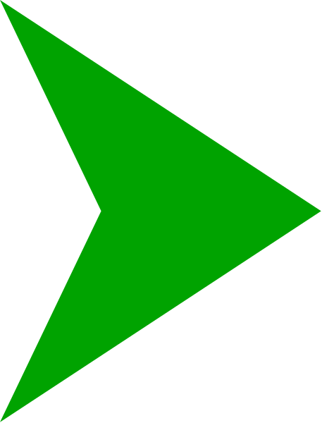 The image shows a green arrow pointing to its right side on an abstract background with black stripes running horizontally across it.