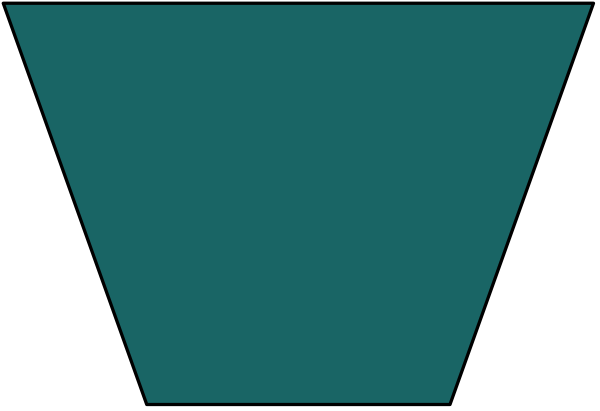 The image shows a simple geometric pattern consisting of three triangles arranged vertically with varying shades from dark to light blue against a grey background.