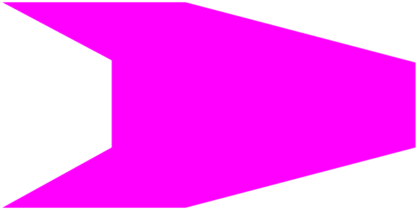 The image shows a purple arrow pointing to an abstract shape with lines radiating outward from it against a grey background.