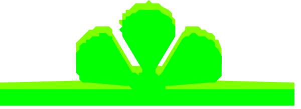 The image shows a green bicycle on top of an object that resembles water with ripples beneath it against a dark background.