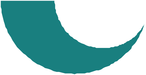 The image shows a stylized graphic with an abstract design that includes what appears to be two crescent shapes resembling eyes in blue against a dark background on top of another lighter shape below it which could represent a smile, all set within a rectangular border.