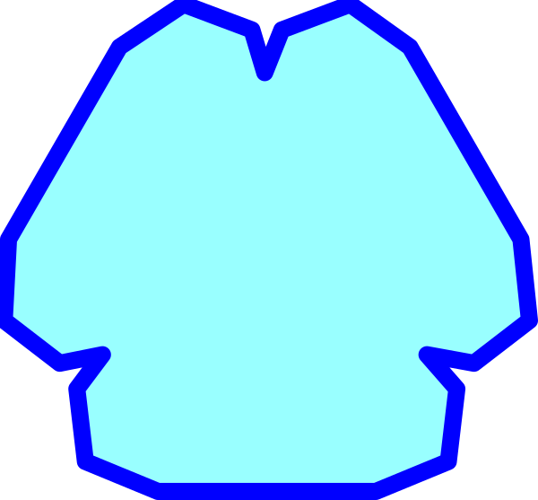 The image shows a blue silhouette of an open umbrella on top left corner with two closed ones below it in bottom right corner against white background.