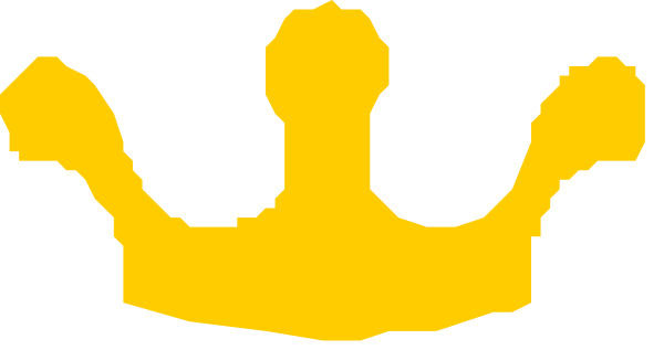 The image shows a stylized depiction of an animal with two horns on its head against a plain background.