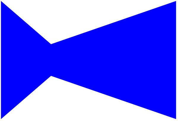 The image shows a blue fish swimming through water with ripples around it.